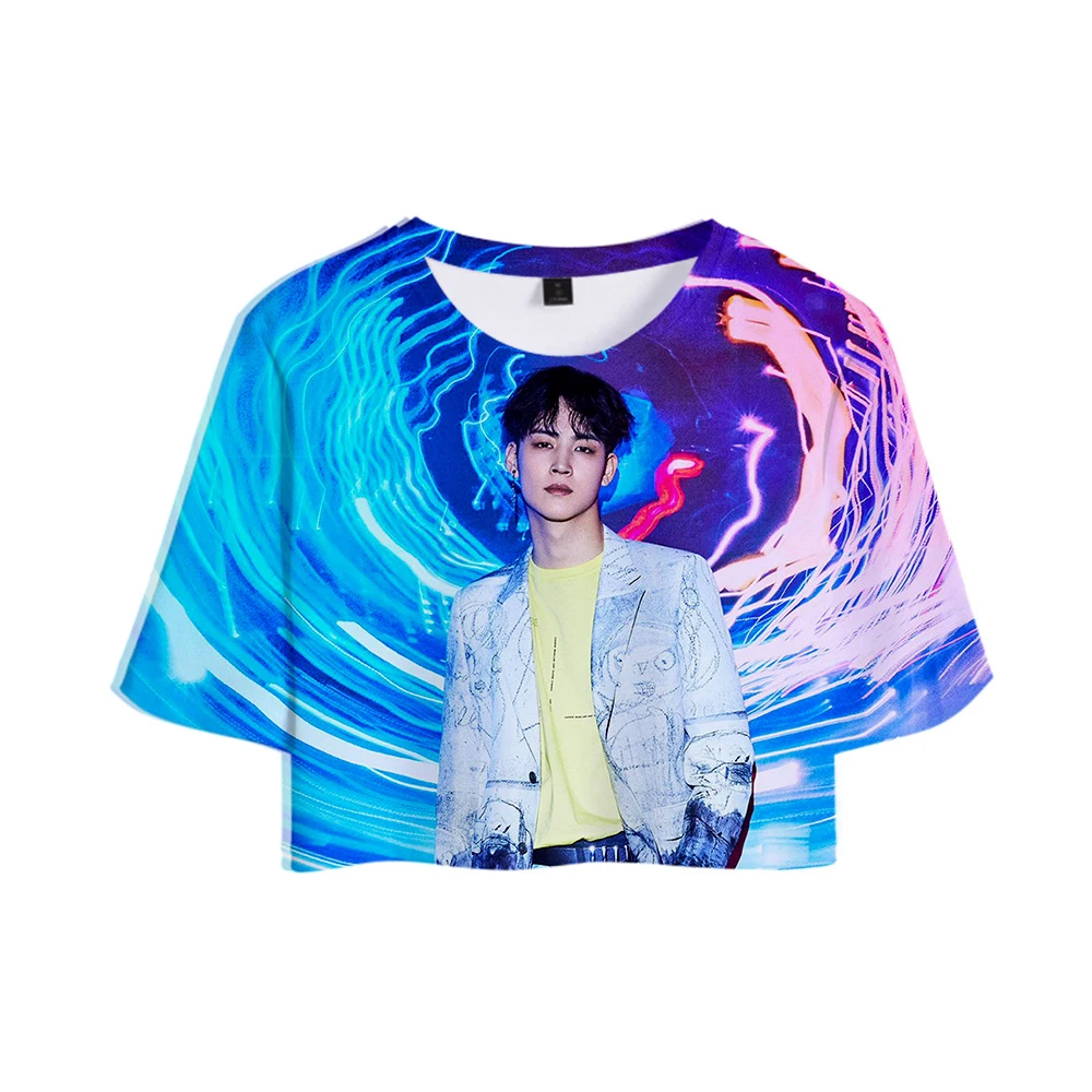 LUCKYFRIDAYF Объёмный рисунок (3D принт) KPOP GOT7 WORLD TOUR держать волчки культур для девочек