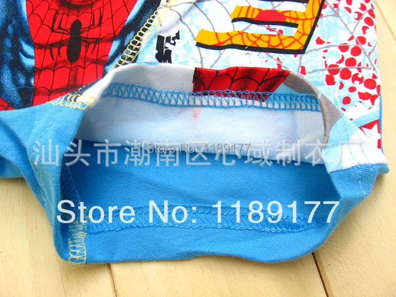 boys children underwear boxer shorts fit 3-10yrs kids baby cartoon spider-man designs panties clothing 95% cotton | Мать и ребенок