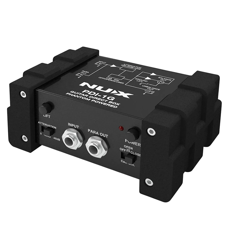 NUX PDI-1G гитара прямая коробка прямой впрыск фантомный блок питания аудио миксер Para