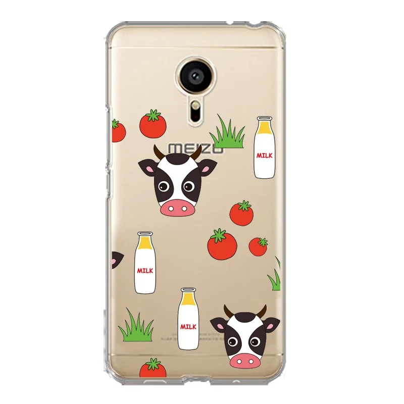 Мягкий прозрачный чехол для телефона из ТПУ с пандой meilan MX6 pro6 U20 U10 A5 M5 M5S E E2 Sunlight