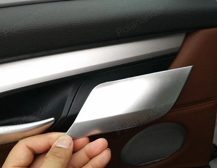 4 шт./лот для BMW X5 X6 F15 F16 2014 2015 2016 машинное внутреннее литье ABS хромированная