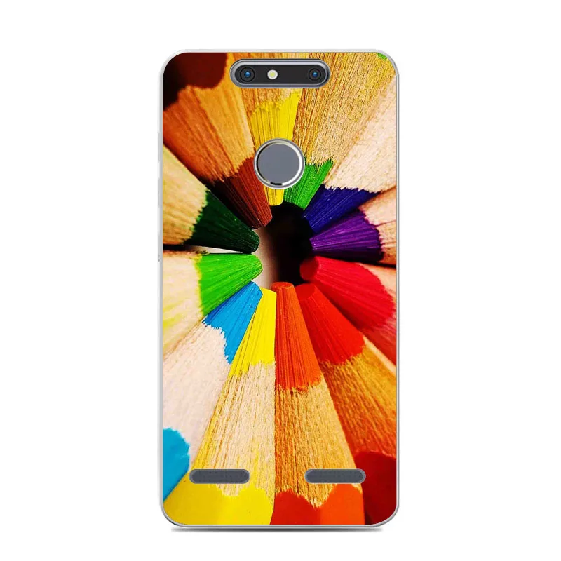 Чехол для zte Blade v8 mini силиконовый чехол с 3D рельефным рисунком lite защитный |