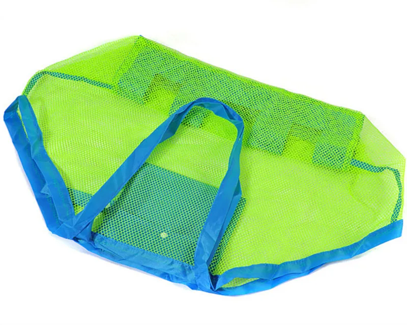 Креативная Складная Экологичная сумка детская пляжная Сетчатая Сумка с песком