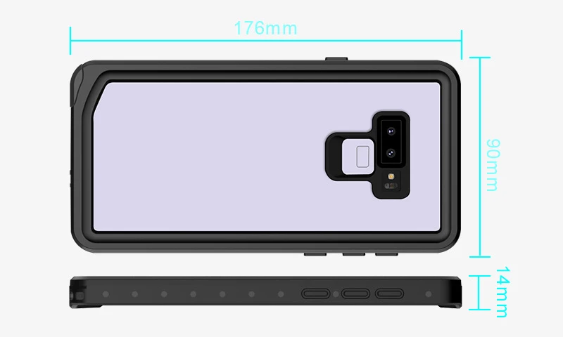 Lamorniea водонепроницаемый чехол для samsung Galaxy S10 S8 S9 Plus противоударный чехол для samsung Galaxy Note 8 9 S10E S10 S9 S8 Plus