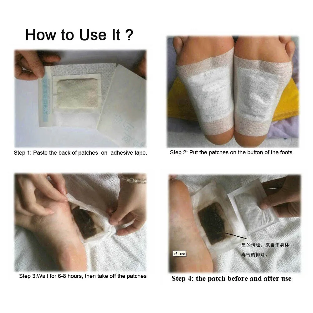 

Povihome 50pcs/lot Detox Foot Patch Massage Relaxation Pain Relief Stress Tens Help Sleep Bamboo Feet Care Plaster C032