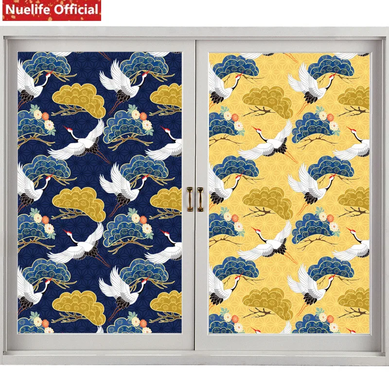 

Feihe Xiangyun pattern electrostatic frosted glass film living room bedroom kids room office shop sliding door Pvc window film