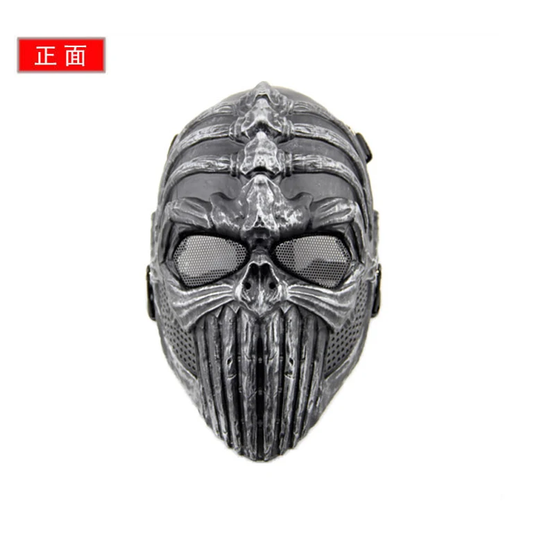 Страшная Реалистичная маска скелетов с призрачным Райдером защитная на шлем