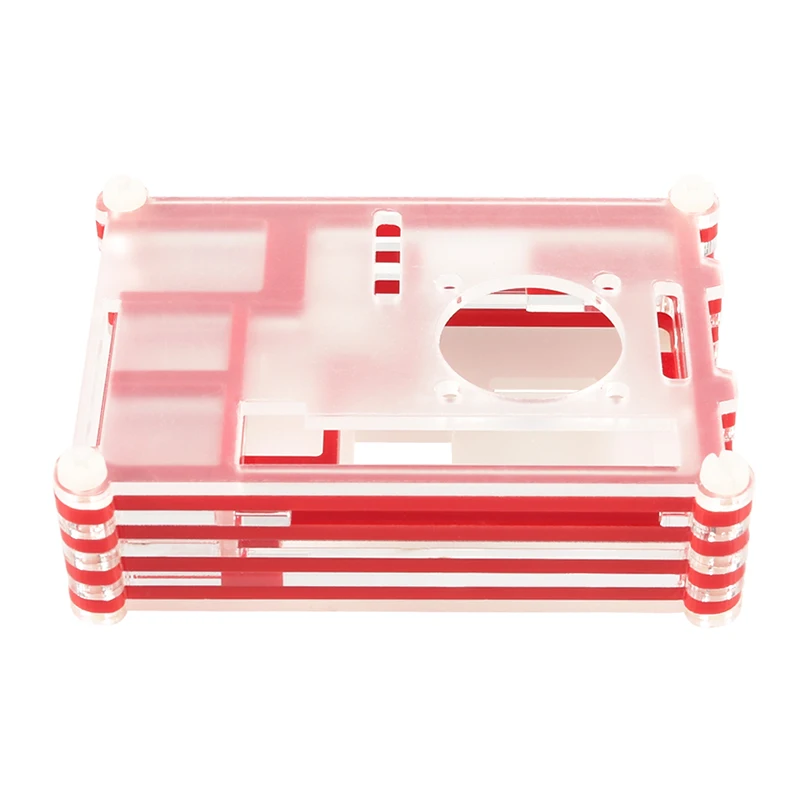Aokin для Raspberry Pi 3 корпус Чехол 9 слой акриловая крышка оболочка с охлаждающим
