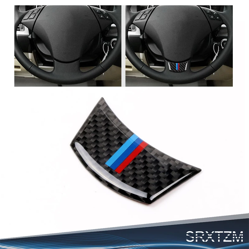 SRXTZM для Bmw E60 E61 5 серия 2004 2010 автомобильный Стайлинг наклейка на руль из