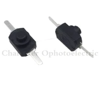 10pcs 128mm dc 30v 1a black on off mini push button switch for electric torch 1208yd