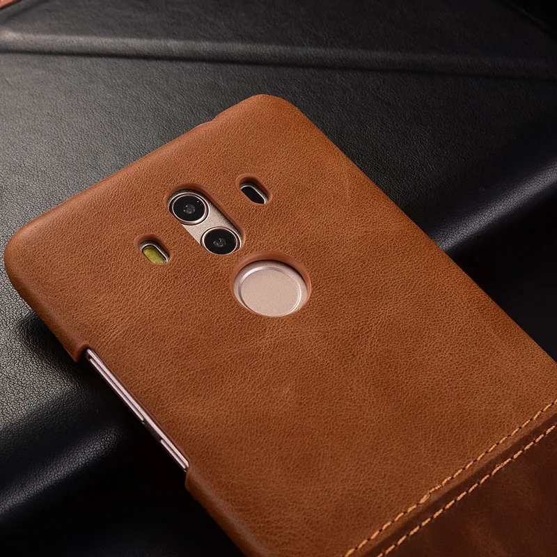 Панель для Huawei mate 10 pc тонкий кожаный чехол Pro Чехол телефона защитная задняя