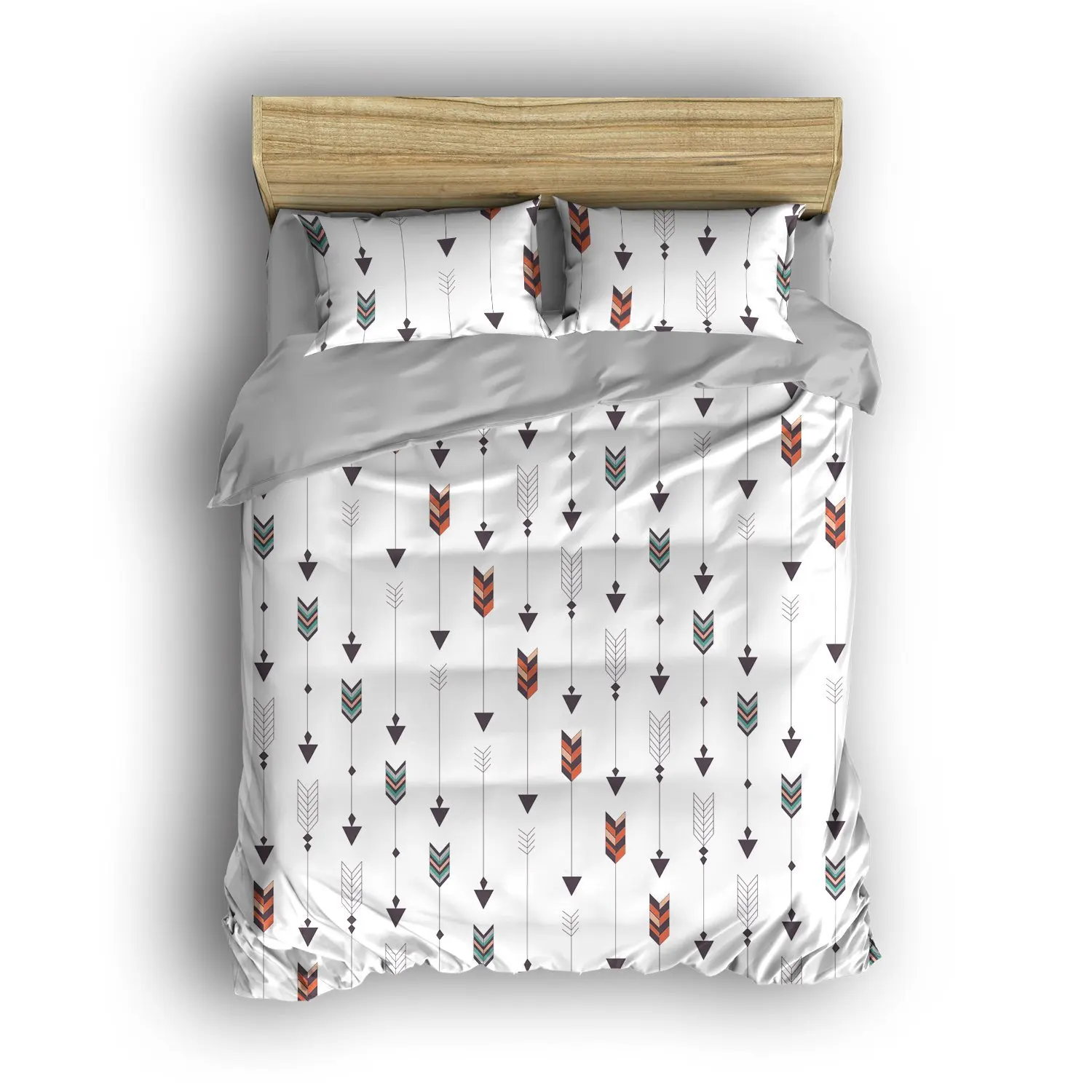 Роскошные супер мягкой микрофибры Набор пододеяльников для пуховых одеял 4 шт.