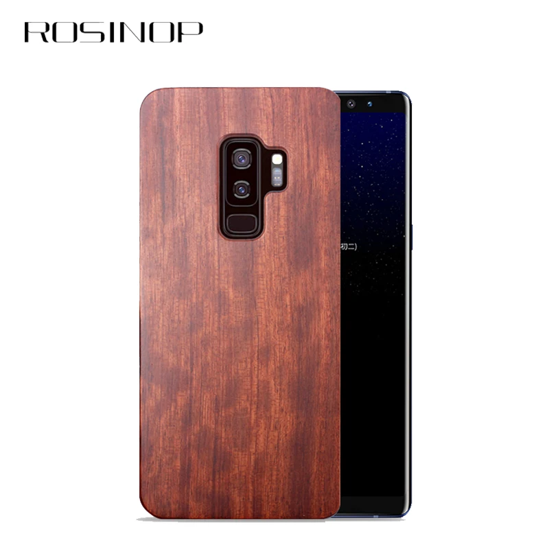 ROSINOP оригинальный уникальный деревянный чехол для samsung galaxy S9 plus S8 Note 8 9