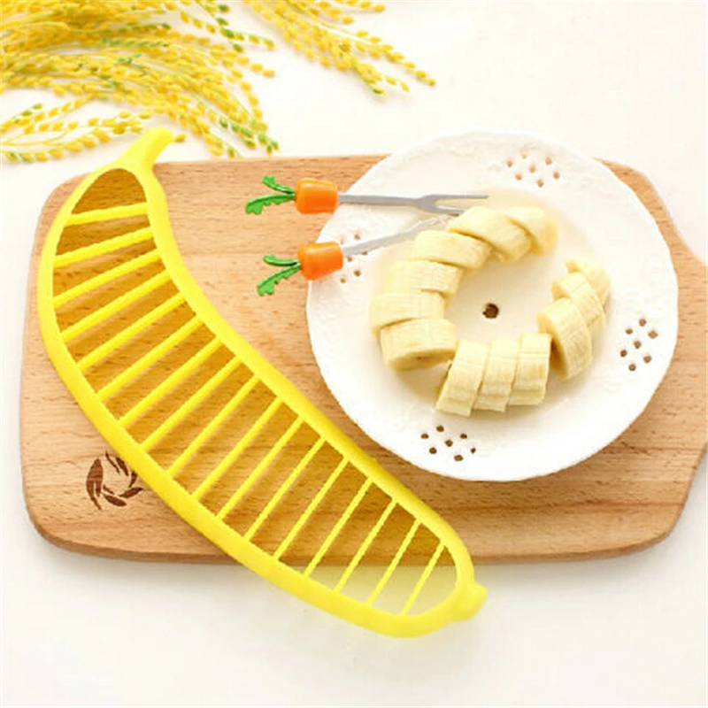 Горячая распродажа! Слайсер измельчитель бананов 1 шт. резак для пластиковый