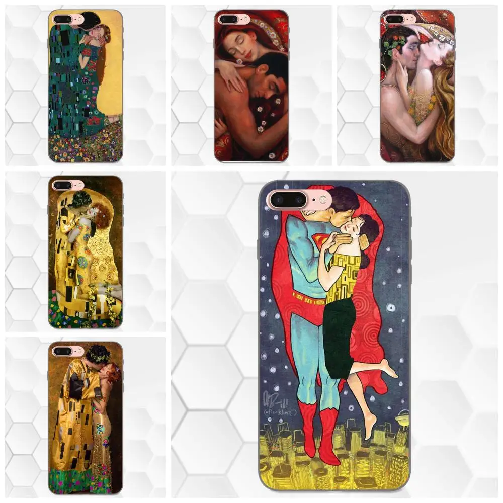 Лидер продаж дизайнерский чехол для мобильного телефона The Kiss By Gustav Klimt Apple iPhone X XS