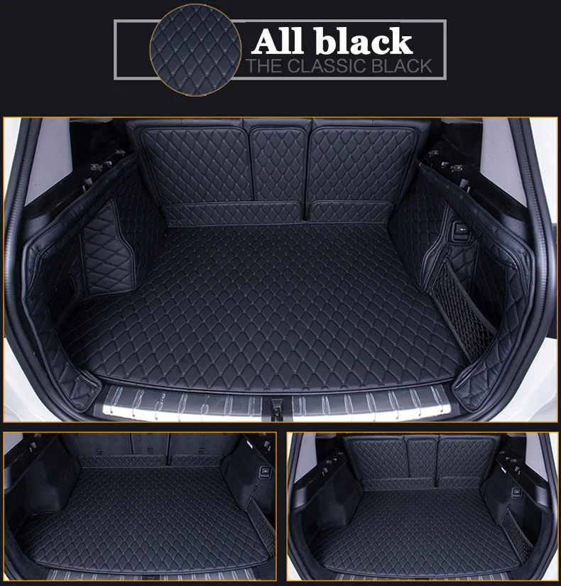 Custom fit car trunk mat for BMW X1 TPE+XPE Anti-slip leather styling tray carpet cargo liner |