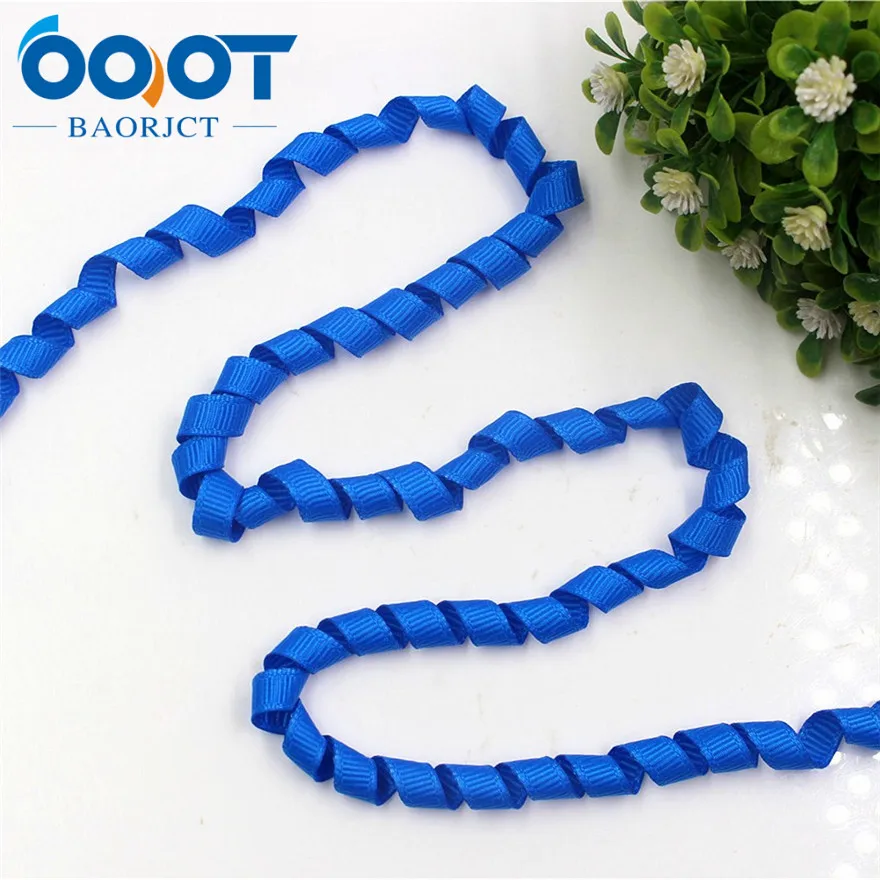 OOOT BAORJCT 178251 6 мм одноцветная корсажная фигурная лента для шпильки головные уборы ленты для рукоделия 10 шт./лот - Цвет: 7