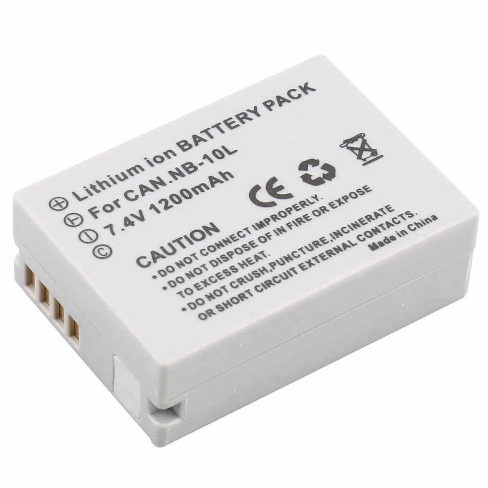 5 шт. NB 10L NB10L замена цифровой Батарея зум объектив для Canon PowerShot G15 G1X G16 SX50 SX40 G3X SX40HS