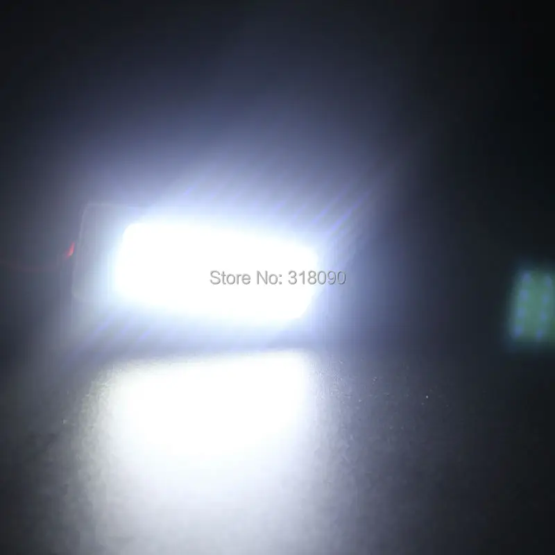 YM E-Bright 10 шт. Автомобильный светодиодный 48 SMD COB 48LED 12 В DC 480 люмен с T10 + разъем Festoon