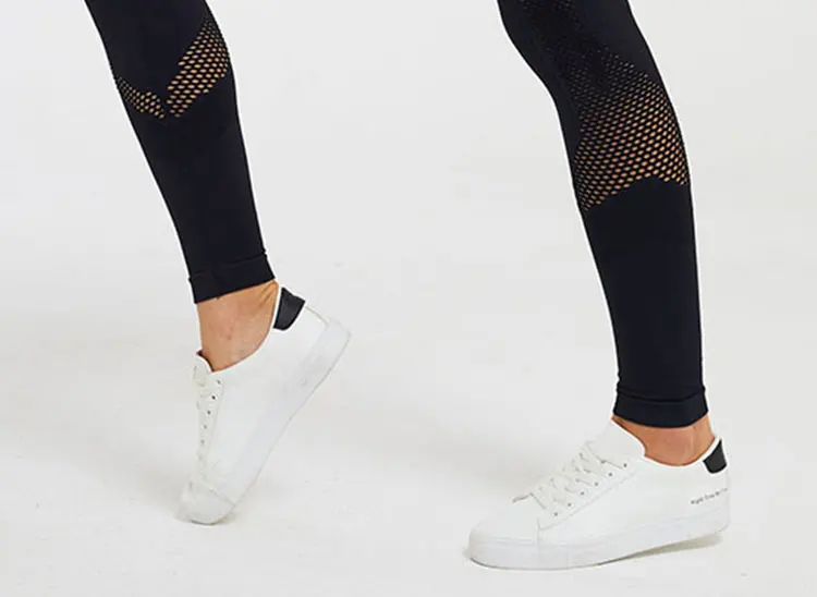 Sevencolorfit женские бесшовные легинсы с высокой талией, желтые, розовые, черные, сетчатые, открытые, сексуальные, для спортзала, спорта, фитнеса, колготки, длинные штаны