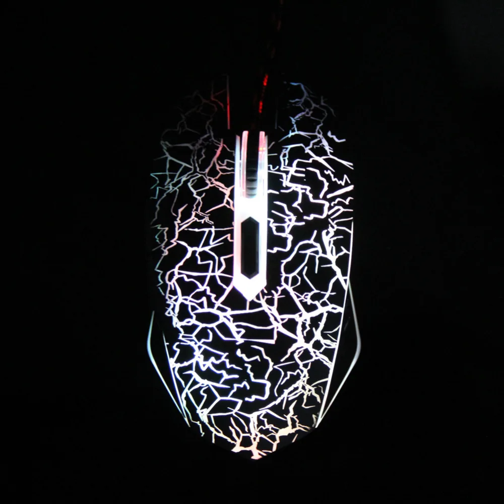 Профессиональная красочная подсветка 4000 dpi 6 кнопок оптическая USB Проводная игровая мышь Мыши эргономичная