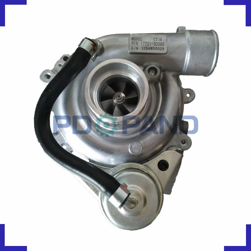 Автомобильный Турбокомпрессор CT16 турбокомпрессор 17201 30080 для Toyota Hiace KDH Hilux Innova Land