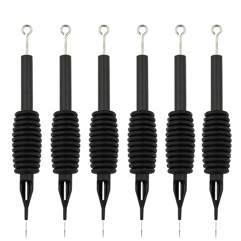 

OPHIR 6PCS/Lot 1RL Sterile Disposable Tattoo Nozzle Needle Tips and Tube 3/4 Grip _TA110(1RL)-6x