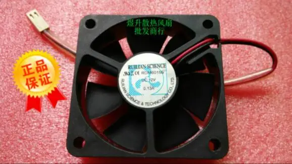 SCIENCE RUILIAN RDM6015S DC12V 0.13A 60*60*15 мм 2 провода шасси мощность 6 см вентилятор | Компьютеры и