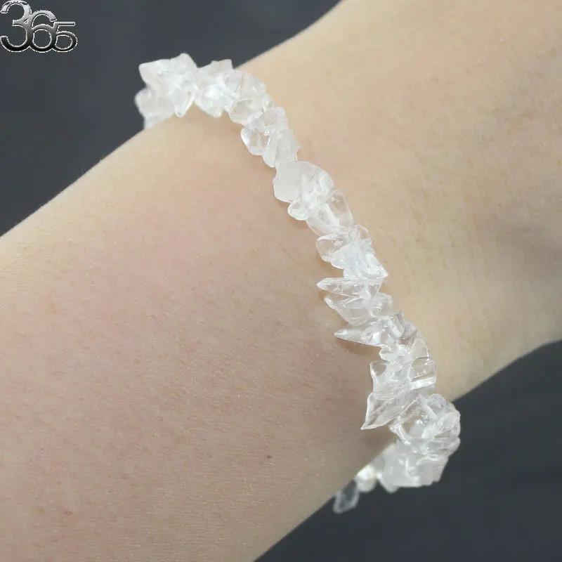 Free Shipping Beautiful Jewelry Wh Natural Genuine Stone Gems Freeform Chip Bead Stretchy Bracelet 7.5&quot | Украшения и