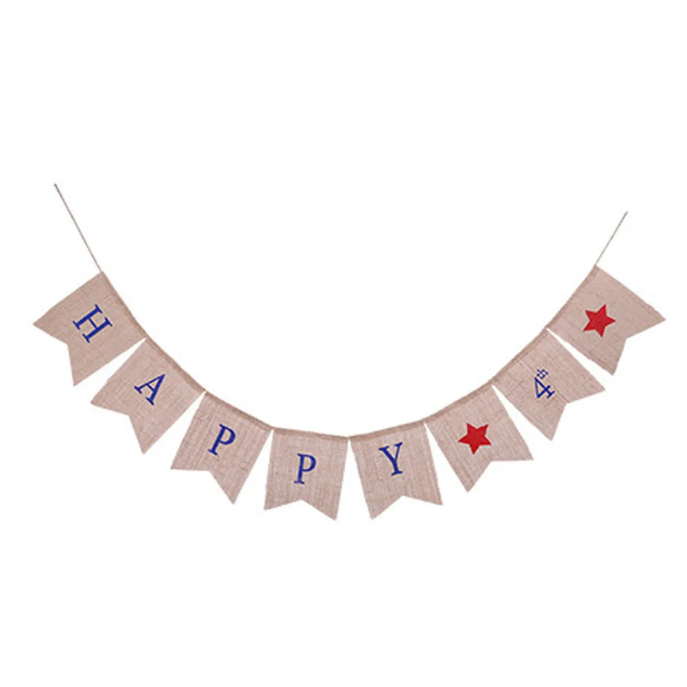 1 шт. 2 м американский День Независимости гирлянда Happy 4th Of July украшения для