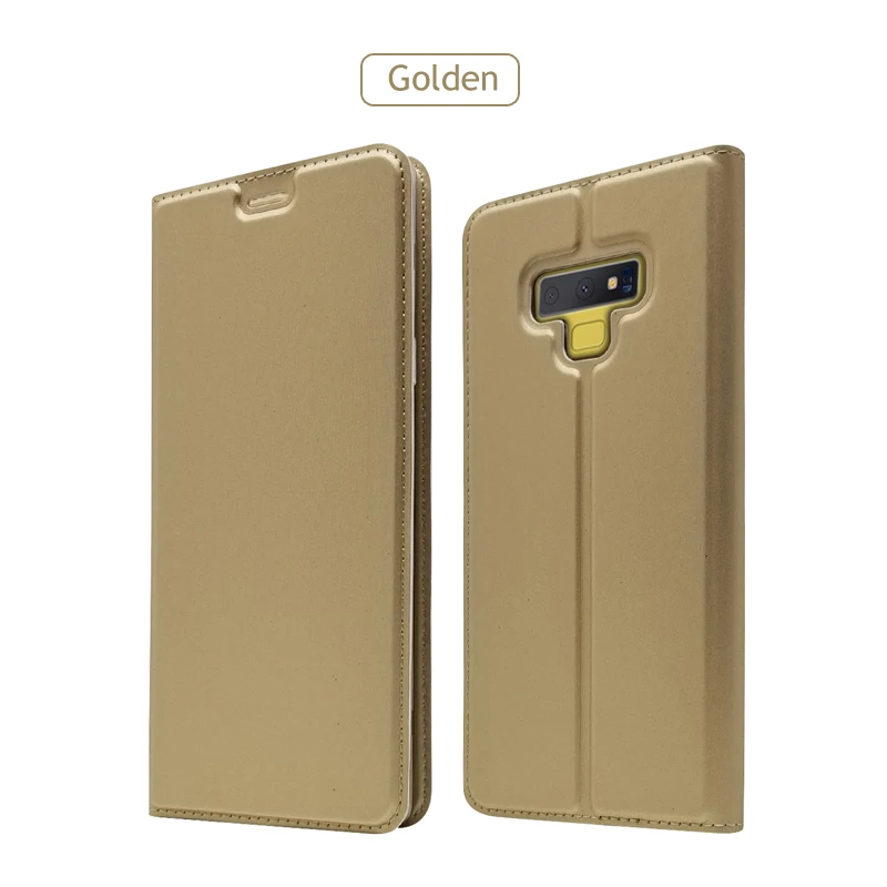 Gold 9 ZROTEVE чехол для samsung Note 9 Чехол Флип кожаный чехол для Galaxy Note 8 9 Чехол Флип Магнитный кошелек Coque Note9 Note8 чехол s - Цвет: Gold 9