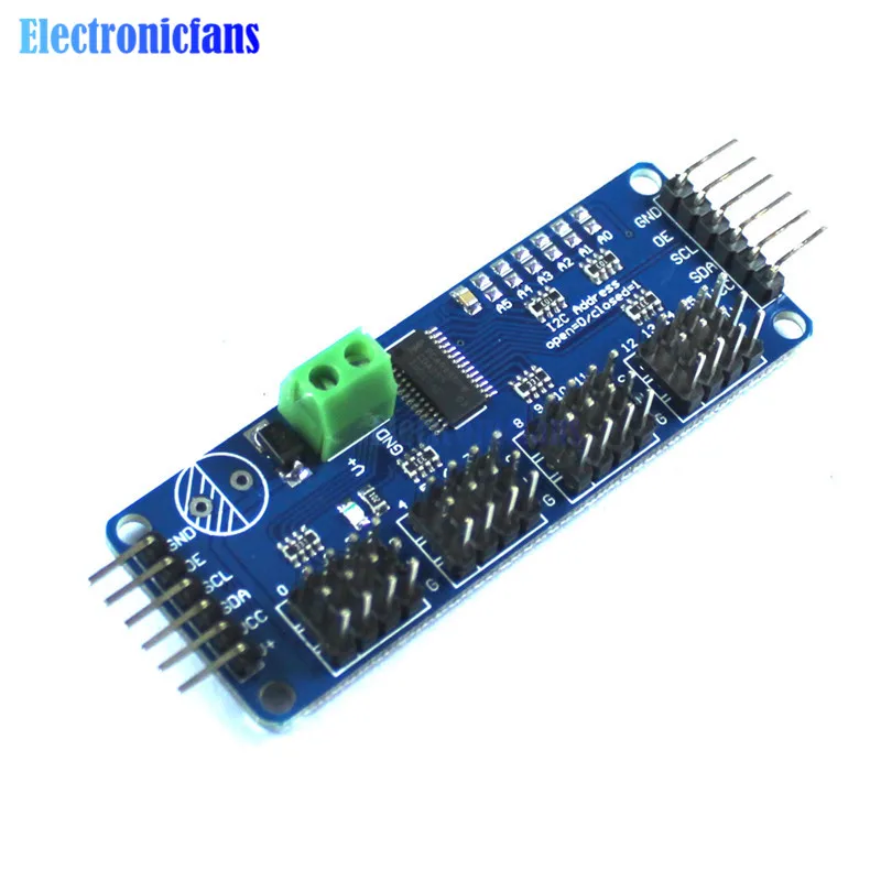 16 канальный 12 битный PWM/Servo Driver I2C интерфейс PCA9685 модуль для Arduino Raspberry Pi щит Servo Щит