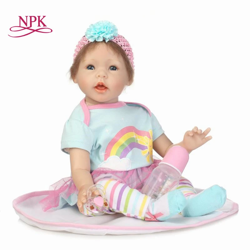 NPK COLLECTION lifelike boneca reborn baby doll vinyl silicone soft real touch fashion Christmas gift one yaer old | Игрушки и хобби