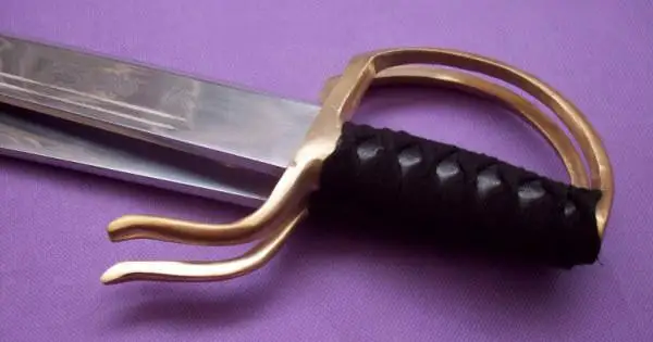 S4516 крыло Чун утка бабочка двойной IP человек нож близнец сестра меч D GUARD 19"