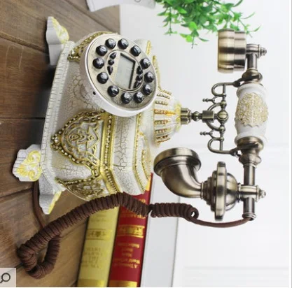 Классический ретро телефон в Европейском стиле антикварный домашний декор