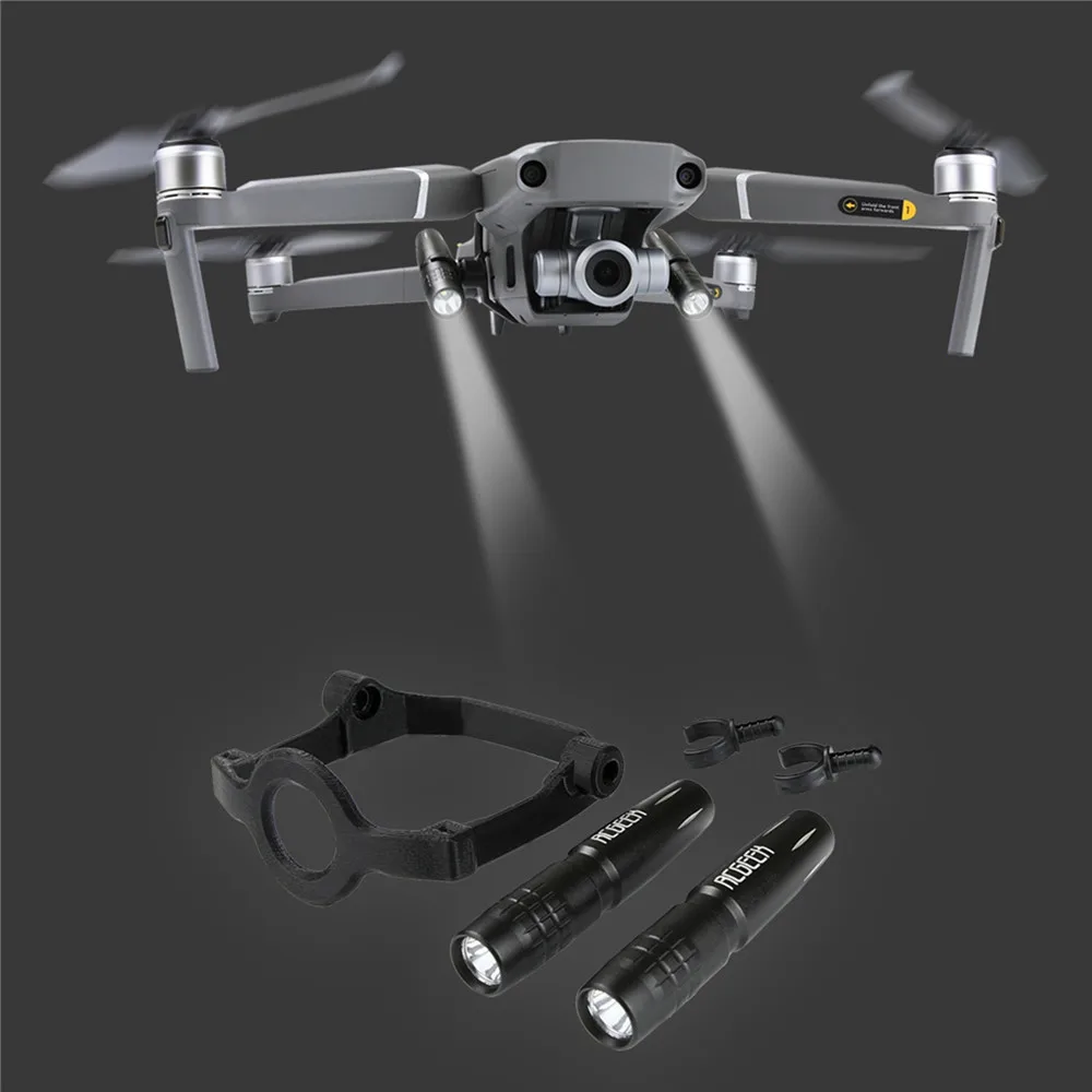Светодиодный налобный фонарь для ночного полета для DJI Mavic 2 Pro Zoom СВЕТОДИОДНЫЙ прожектор-вспышка налобный фонарь для ночной съемки Mavic2 аксессуары для дрона