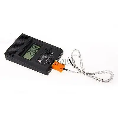 TM902C цифровой ЖК-термометр Температурный считыватель измеритель датчик K Тип зонд