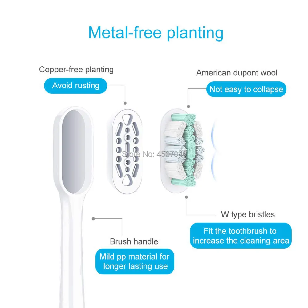 3 шт. Зубная щётка головки для Philips Sonicare HX6850/60 HX6857 HX6857 HX6253 HX6962 HX6964 HX6921 HX9903 3211 Электрический Зубная щётка