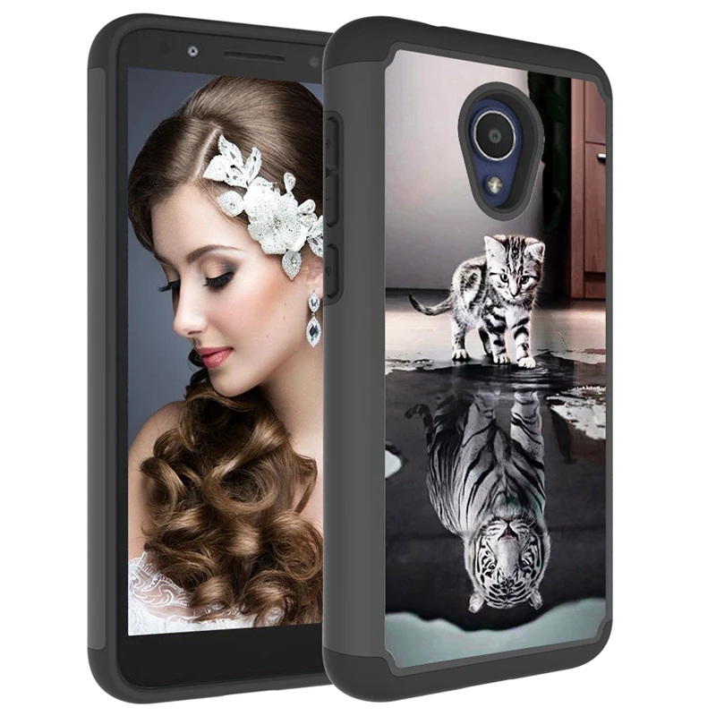 Armor Shockproof Phone Case For Alcatel 1X Evolve TCL LX A502DL IdeaXtra 5059R TPU Back Cover | Мобильные телефоны и