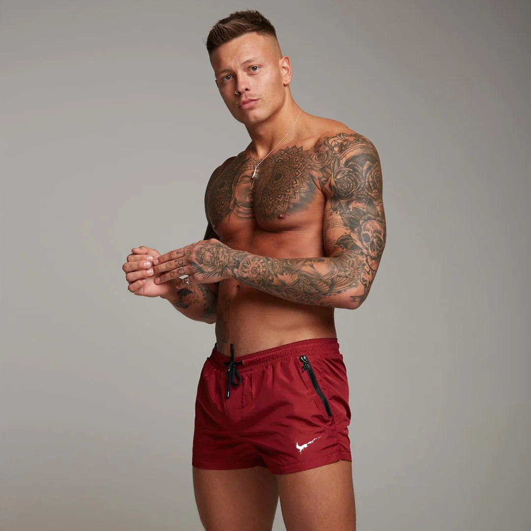 beach shorts men swim trunks Brand summer swimming shorts for men swimwear man swimsuit bathing wear surf boxer brie homme