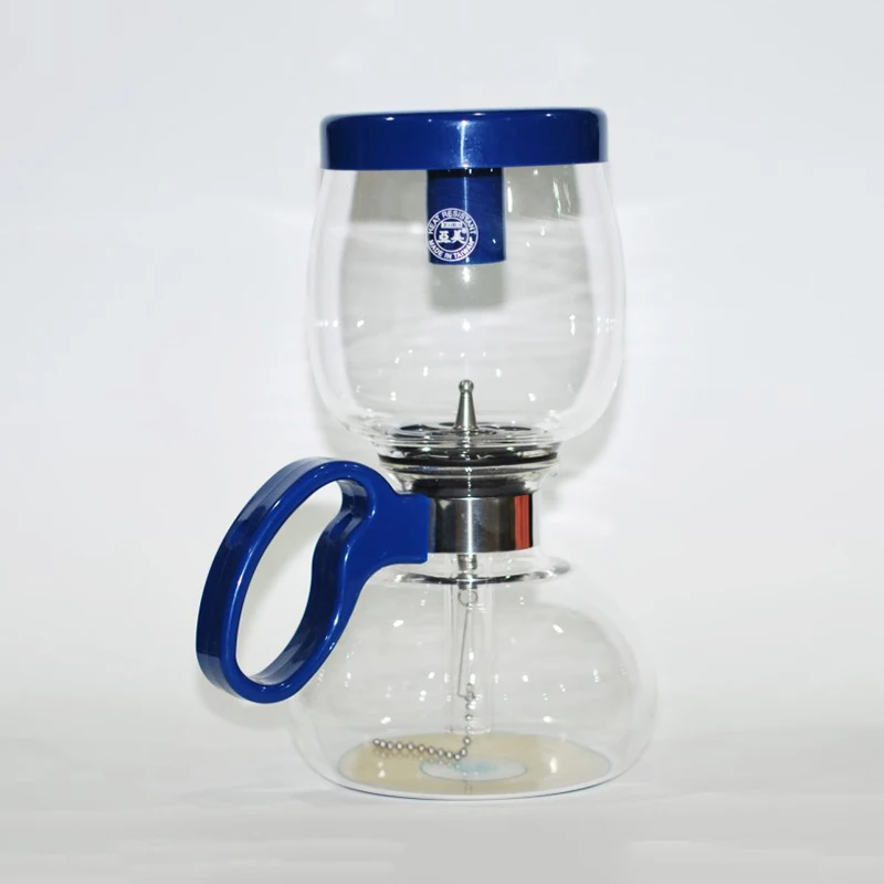 Blue 500ML YRP высококачественного термостойкого индукции Плита Кофе сифон горшок капельного вакуумный Сифон фильтр Перколятор для кофеварки Cafetera - Цвет: Blue 500ML