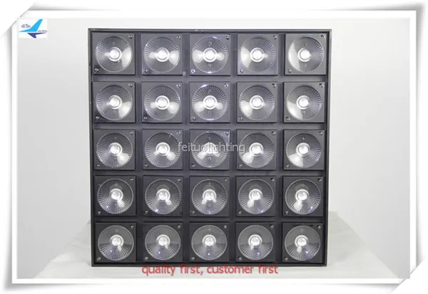 СВЕТОДИОДНЫЙ матричный светильник COB 25*30 Вт RGB мигающий Quad 5x5 бар DJ меняющий цвет