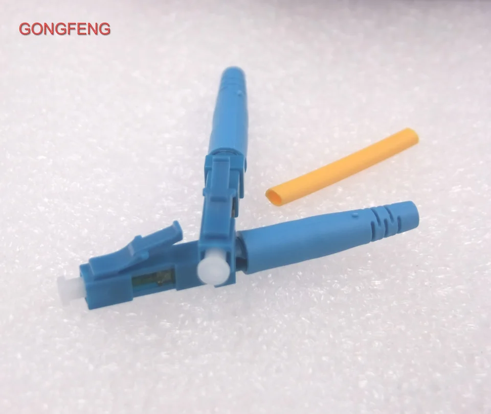 GONGFENG 100 шт. Новый LC/UPC круглый кабель Быстрый оптический волоконный разъем LC для