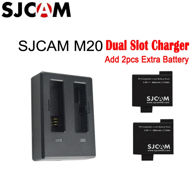 Новое поступление-оригинальное зарядное устройство SJCAM M20 для путешествий с