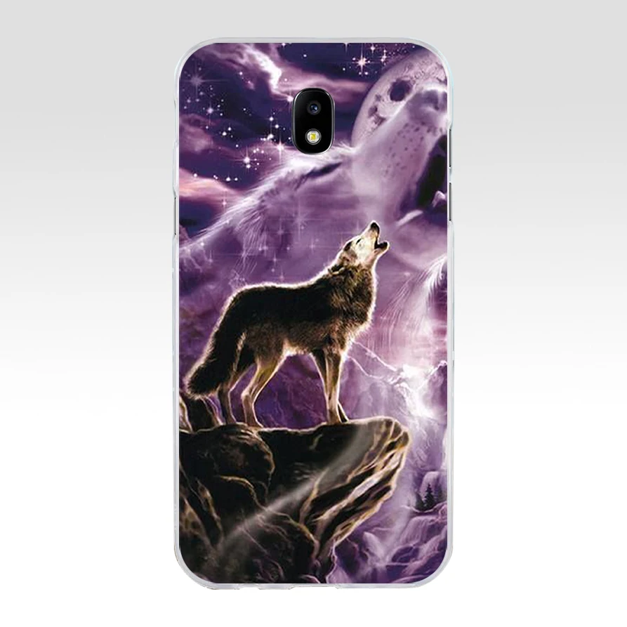 Мягкий Силиконовый ТПУ чехол 117SD Snow Wolf для телефона Samsung j3 j5 j7 2015 2016 17 j2 prime j6 Plus