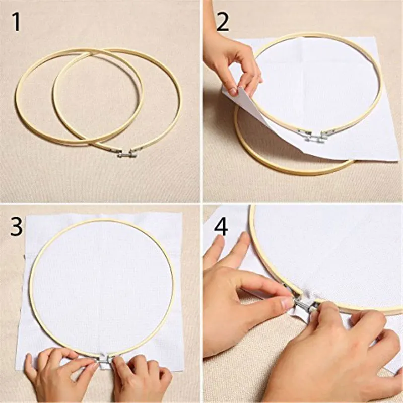 100pcs Cross Stitch Hoop Magic Embroidery 50pcs Threads Sewing Knitting Patterns With Case Punch Needles Pen Set For Women | Дом и сад