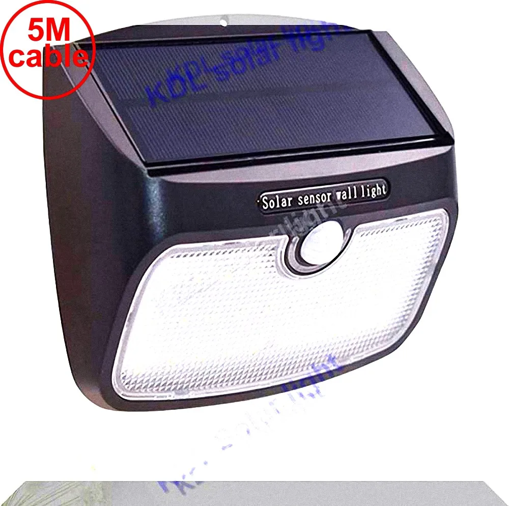 Сплит монтаж 48 LED 900lm Солнечный свет PIR + движение радар led QLTEG 450LM уличный для ga 5M