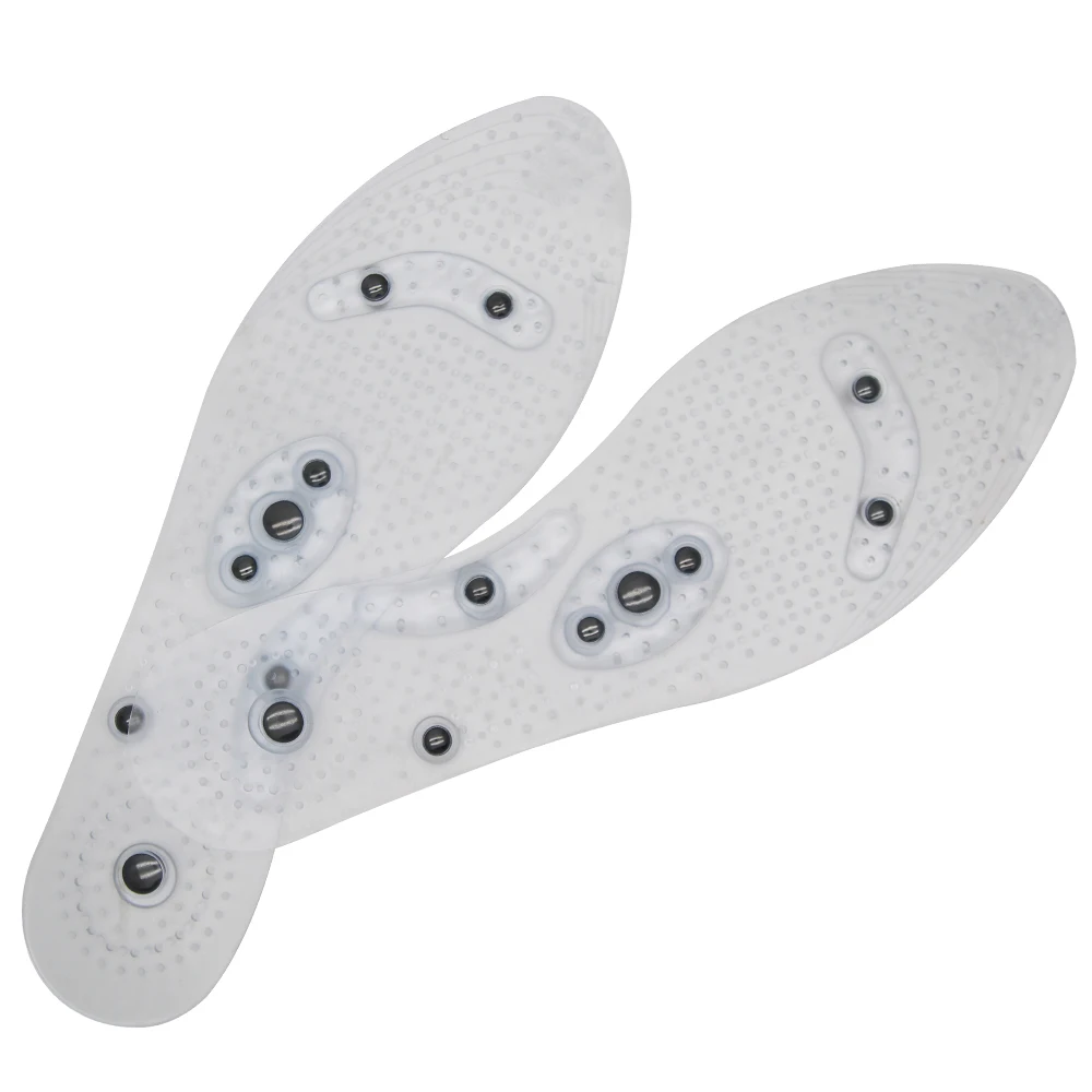 Aptoco Магнитная терапия силиконовые стельки прозрачные для похудения Массажная