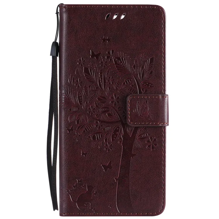 Коричневый Кошелек из искусственной кожи чехол для Wiko Lenny 2 Lenny 3 Lenny 4 роскошный флип-чехол для телефона сумка чехол для Wiko Pulp 4G Slide 2 чехол s Fundas - Цвет: Коричневый