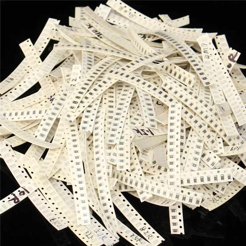 Hot New 3400pcs Resistors Set 170Valuesx20Pcs 1206 SMD Resistor Assorted Kit (0R~10MR) 1/4W RoHS 2x1mm Electric Unit | Электронные